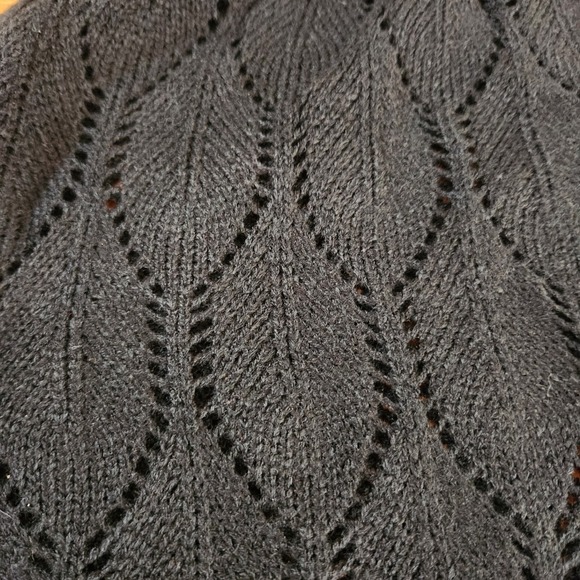 Women's Crochet Black V-Neck Sleeveless Dress Elastic Waist Open Knit‎ XL Beach - Picture 10 of 11